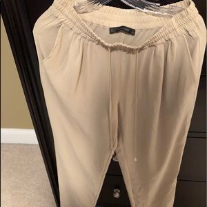 Womens zara dressy joggers